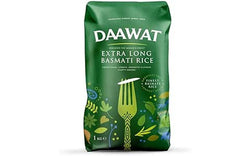 Daawat Basmati Extra Long Rice 1kg (Green Bag)